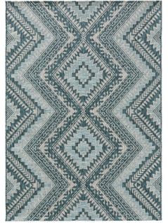 Tapis D'extérieur et Intérieur Cleo Bleu 240x340 Cm