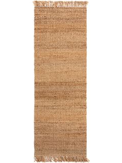 Tapis De Jute Jork Marron Clair 80x250 Cm