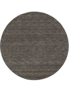 Tapis En Laine Rond Jamal Gris  200 Cm Rond