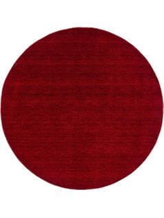 Tapis En Laine Rond Jamal Rouge  200 Cm Rond