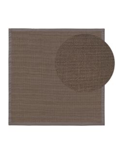 Tapis Sisal Sana Gris 200x200 Cm