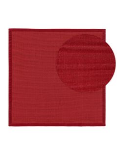 Tapis Sisal Sana Rouge 150x150 Cm