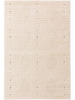 Tapis À Poils Longs Aimee Crème/beige 140x200 Cm