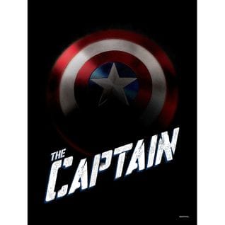 Poster D'art Marvel Avengers Captain America - 50 X 70 Cm