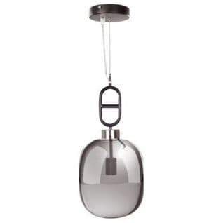 Lampe Suspension Design "calai" 25cm Gris et Noir