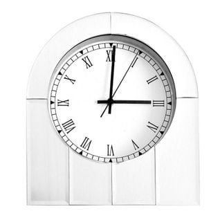 Horloge À Poser Déco "osiris" 36cm Argent