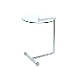 Table D'appoint Design Ronde "luciana" 62cm Argent
