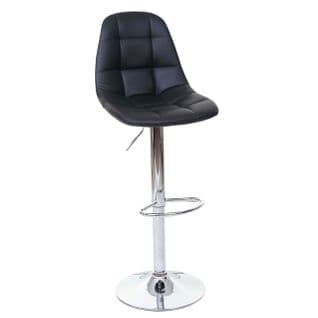 2x Tabouret De Bar Hwc-a67, Chaise Bar/comptoir ~ Noir, Similicuir