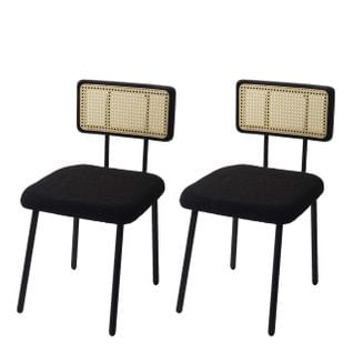 Lot De 2 Chaises De Salle À Manger Hwc-k88 Fsc Noir