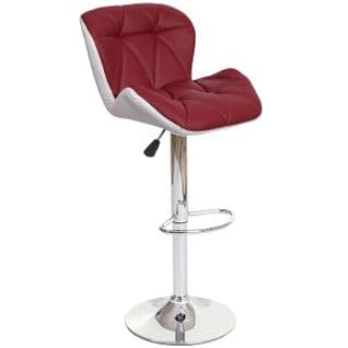 Tabouret De Bar Hwc-a92 Simlicuir Bordeaux