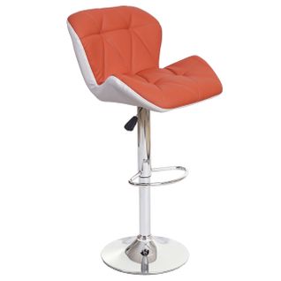 Tabouret De Bar Hwc-a92 Simcuir Couleur Terre Cuite