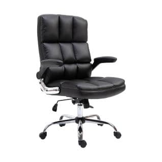 Chaise De Bureau Hwc-j21, Chaise De Direction Chaise De Bureau ~ Similicuir Noir