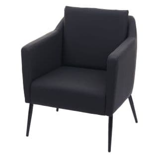 Fauteuil De Salon Hwc-h93a Similicuir Noir