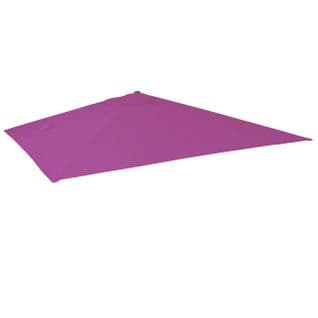 Revêtement Pour Parasol De Luxe Hwc-a96, 3x3m (ø4,24m) Polyester 2,7kg ~ Violet