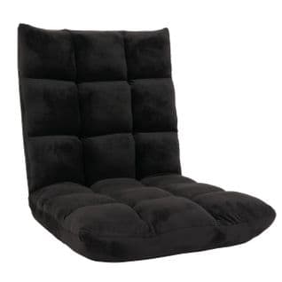 Fauteuil De Sol HWC-N43 Velours Noir