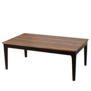 Table Basse Hwc-m55 Bois Massif 46x120x70cm Aspect Bois De Sheesham Pieds Foncés