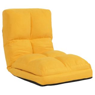 Fauteuil De Sol Hwc-n45 Velours Jaune