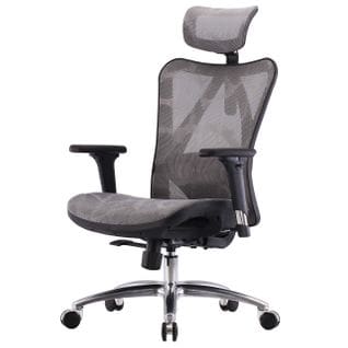 Sihoo Chaise De Bureau Ergonomique Charge Max. 150kg Gris/noir