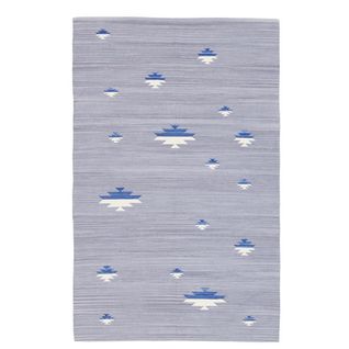 Tapis De Salon Lanai En Coton - Gris - 60x120 Cm