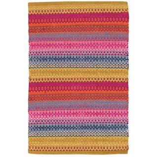 Tapis De Salon Dakar En Coton - Multicolore - 140x200 Cm