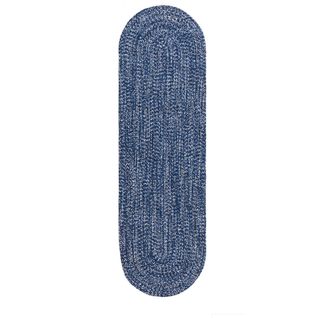 Tapis Juty En Jute - Bleu - 120x120 Cm