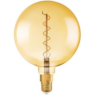 Edition 1906 Globe 200mm LED Clair Filament Variable Or - 5 W = 28 - E27 - Blanc Chaud