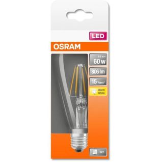 Ampoule LED Edison Clair Filament - 7w Équivalent 60w E27 - Blanc Chaud