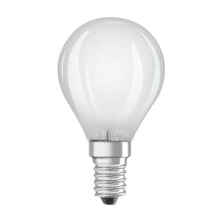 Ampoule LED Sphérique Verre Dépoli - 2,5 W = 25 W - E14 - Blanc Chaud