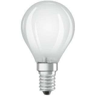 Ampoule LED Sphérique Verre Dépoli Variable - 4w Équivalent 40w E14 - Blanc Chaud