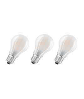 Lot De 3 Ampoules LED E27 Standard Dépolie 7 W Équivalent A 60 W Blanc Chaud