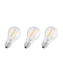 Lot De 3 Ampoules LED E27 Standard Claire 6,5 W Équivalent A 60 W Blanc Froid