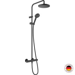 Colonne De Douche Thermostatique Hansgrohe Vernis Blend 200 Noir Mat