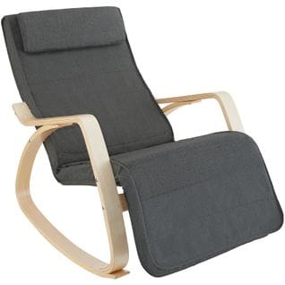 Fauteuil à Bascule Onda - Gris Foncé