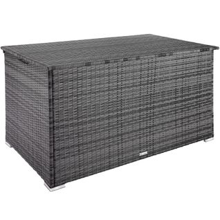 Coffre De Jardin Oslo Structure En Aluminium 145x82,5x79,5cm - Gris