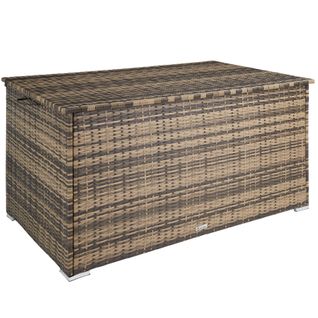 Coffre De Jardin Oslo Structure En Aluminium 145x82,5x79,5cm - Marron Naturel