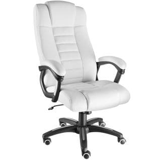 Fauteuil De Direction Nuque Et Assise Rembourrées - Blanc