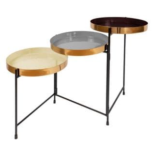 Lot De 3 Tables D'appoint "morrison" 96cm Multicolore