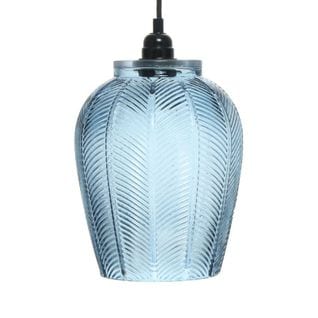 Lampe Suspension Design "bianca" 34cm Bleu