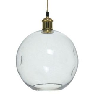 Lampe Suspension Design "natalie" 32cm Transparent