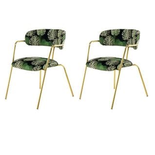 Lot De 2 Chaises Design "forest Iii" 79cm Vert