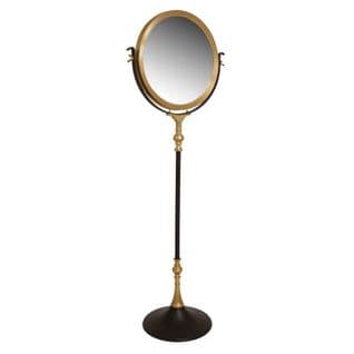 Miroir Sur Pied Design "eleganca" 173cm Noir