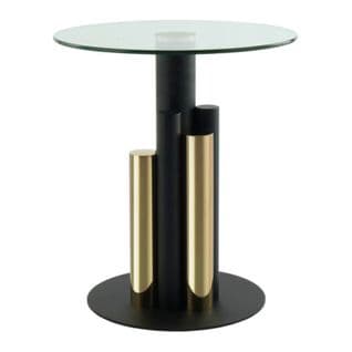 Table D'appoint Design "paula" 50cm Or