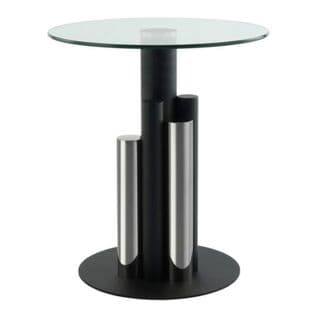 Table D'appoint Design "paula" 50cm Argent