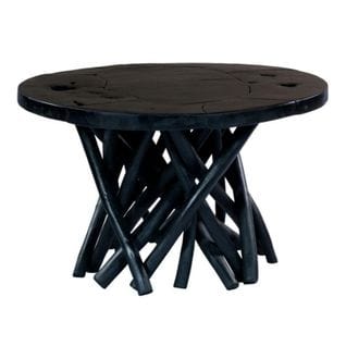 Table D'appoint Ronde "radix" 60cm Noir