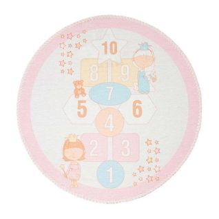 Tapis Enfant Imprimé "playground" 160cm Rose