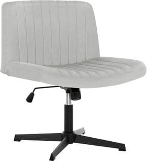 Chaise De Bureau Pivotante,fauteuil Relax En Velours,tabouret Moderne Hauteur Réglable,gris Clair