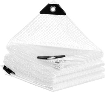 Bâche De Protection Imperméable En 140g/m² Pe Avec Oeillets En Métal Antiroullie.3x5m,transparente