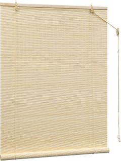 Store Enrouleur Bambou,store Occultant En Bambou,protection Solaire,tirage Latéral,nature,60x160cm