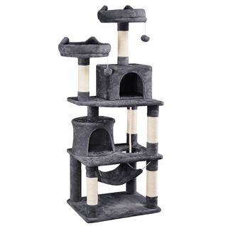 Arbre À Chat Tour À Griffer Multi-niveaux Tour Pour Chat Hauteur 158 Cm