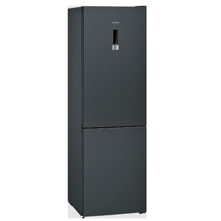 Réfrigérateur Combiné 60cm 326l Nofrost Noir - Kg36nxxea